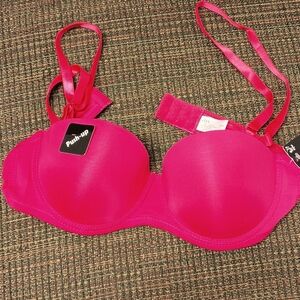 Hot Pink Push Up Bra
